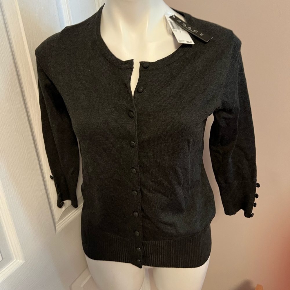NWT Grace the perfect fit 3/4‎ sleeve sweater cardigan
